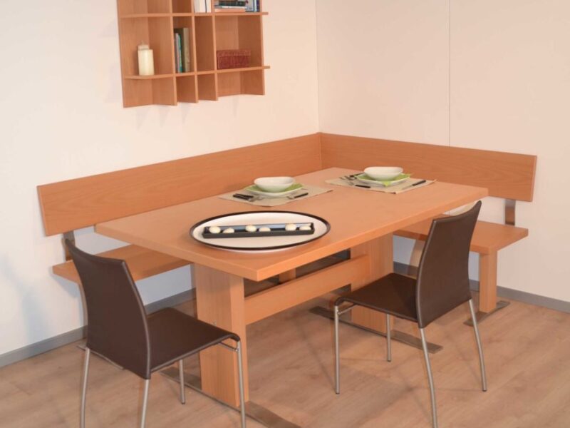 panca e tavolo girasole faggio