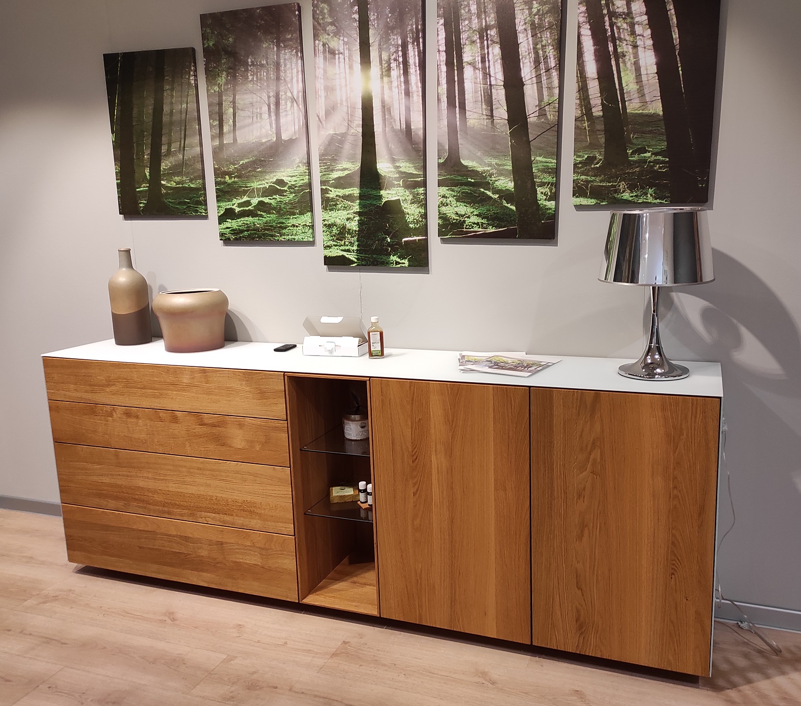 Team-7-credenza-Cubus-Pure-rovere- Team7 credenza in rovere massiccio Team 7 credenza Cubus Pure rovere