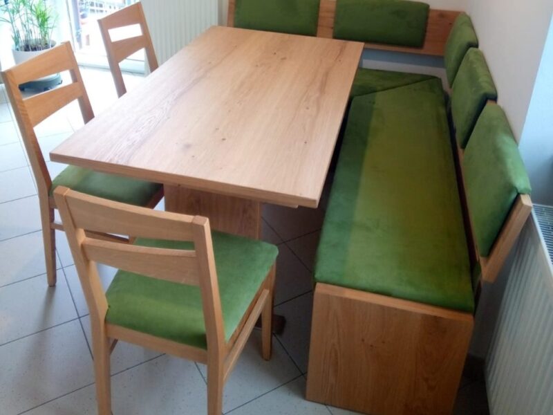 panca imbottita e tavolo mod. Mimosa